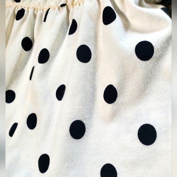 Jessica Simpson black and white polka dot sleeveless short romper Sz 3T - Picture 4 of 6
